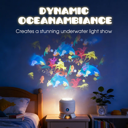 🌊 LIMITED-TIME 49% OFF! ✨ Dynamic LED Projector Light – Rotating Ocean, Adjustable Brightness, Multi-Angle ✨