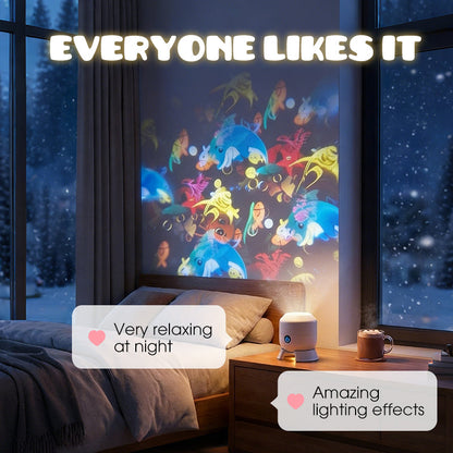 🌊 LIMITED-TIME 49% OFF! ✨ Dynamic LED Projector Light – Rotating Ocean, Adjustable Brightness, Multi-Angle ✨