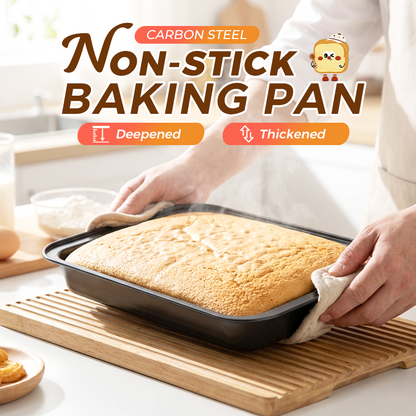 🍳 49% OFF NOW! 🥧 Non-Stick Carbon Steel Baking Pan – Even heating, easy release & durable for cakes, breads and pizzas 🔥