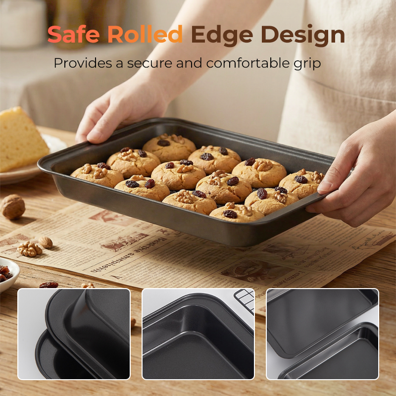 🍳 49% OFF NOW! 🥧 Non-Stick Carbon Steel Baking Pan – Even heating, easy release & durable for cakes, breads and pizzas 🔥