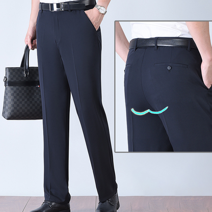 🔥Men's Ice Silk Quick Dry Suit Pants
