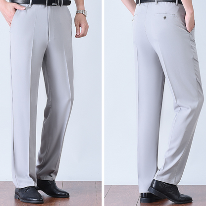 🔥Men's Ice Silk Quick Dry Suit Pants
