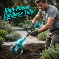 🌱 Cordless Garden Tiller ✅ Adjustable Handle & Powerful Blades | Easy Soil Cultivation 🔋 -49% TODAY ONLY 🔥