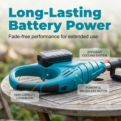 🌱 Cordless Garden Tiller ✅ Adjustable Handle & Powerful Blades | Easy Soil Cultivation 🔋 -49% TODAY ONLY 🔥