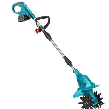 🌱 Cordless Garden Tiller ✅ Adjustable Handle & Powerful Blades | Easy Soil Cultivation 🔋 -49% TODAY ONLY 🔥