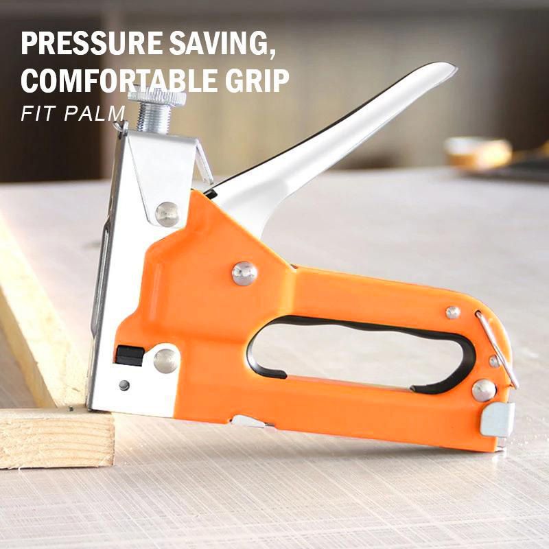 🛠️ 3 In 1 Staple Nail Tool ✅ Adjustable Power & 600 Nails Included | Fast DIY Woodworking Fixes 🔥 -49% TODAY ONLY