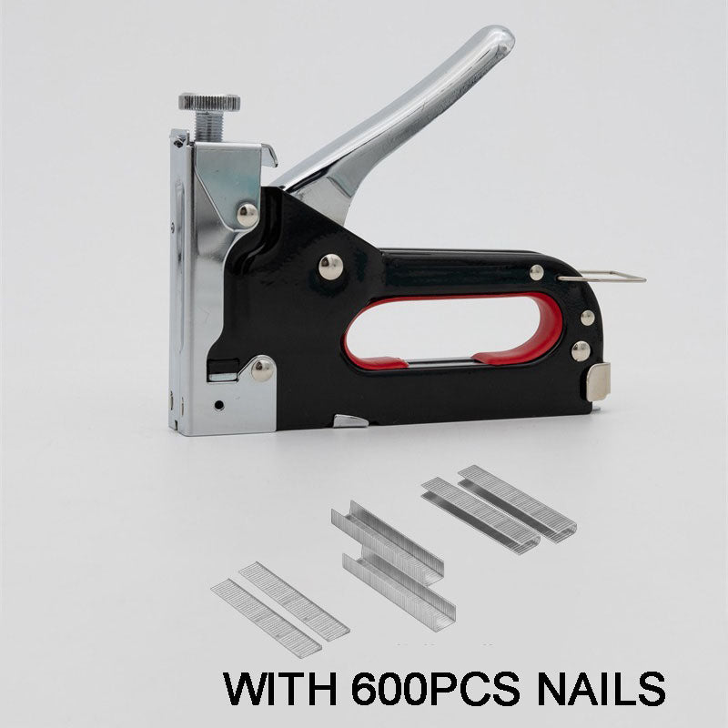 🛠️ 3 In 1 Staple Nail Tool ✅ Adjustable Power & 600 Nails Included | Fast DIY Woodworking Fixes 🔥 -49% TODAY ONLY