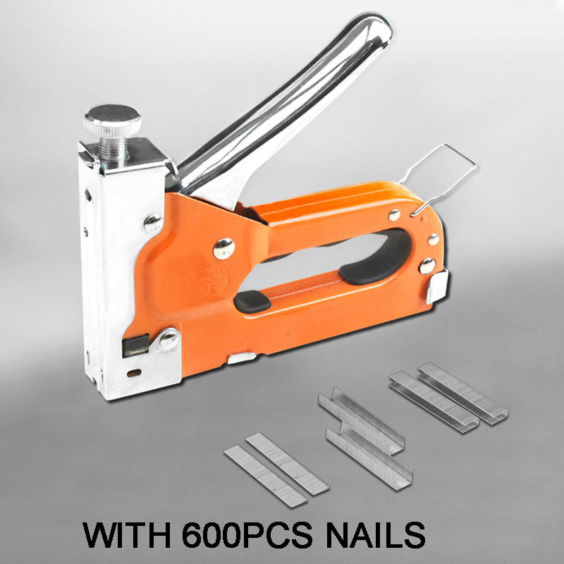🛠️ 3 In 1 Staple Nail Tool ✅ Adjustable Power & 600 Nails Included | Fast DIY Woodworking Fixes 🔥 -49% TODAY ONLY