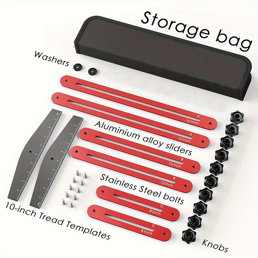 🔥49% OFF📏Adjustable Stair Tread Template Tool Set