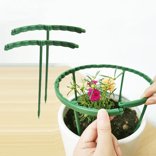 🔥2026 New Arrival ＆ Hot Sale ＆ 49％ Off🔥 Plant Grow Rings ✅ Interlocking Support & Easy Setup | Keep Plants Upright Fast 🌱