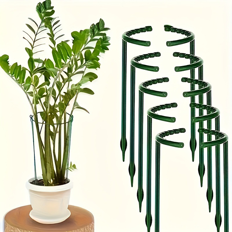 🔥2026 New Arrival ＆ Hot Sale ＆ 49％ Off🔥 Plant Grow Rings ✅ Interlocking Support & Easy Setup | Keep Plants Upright Fast 🌱