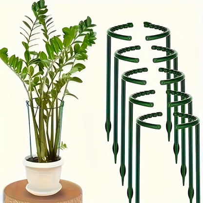 🔥2026 New Arrival ＆ Hot Sale ＆ 49％ Off🔥 Plant Grow Rings ✅ Interlocking Support & Easy Setup | Keep Plants Upright Fast 🌱