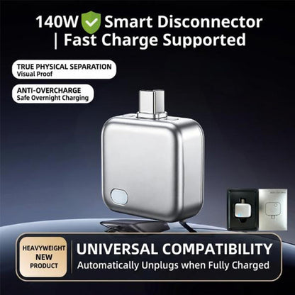 🔌 49% OFF NOW! ⚡ AI Auto-Disconnect Charger – 140W Fast Charging & Battery Protection – Safe Overnight Charge & Smart Chip – Universal Compatibility 💻