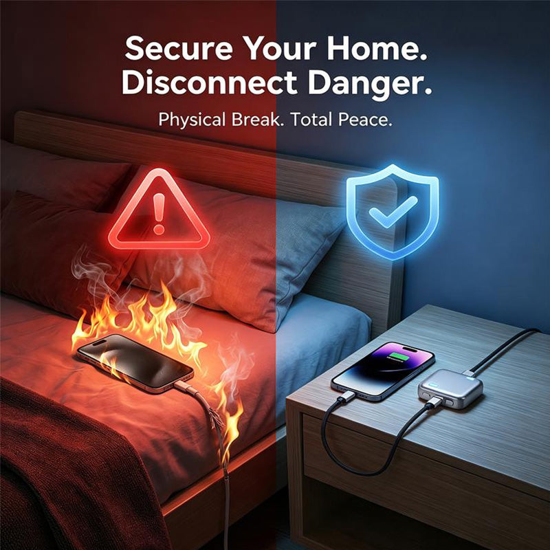 🔌 49% OFF NOW! ⚡ AI Auto-Disconnect Charger – 140W Fast Charging & Battery Protection – Safe Overnight Charge & Smart Chip – Universal Compatibility 💻