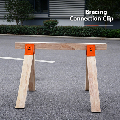 🔥49% OFF NOW🛠️Heavy-Duty Sawhorse Bracket with Down Clamp