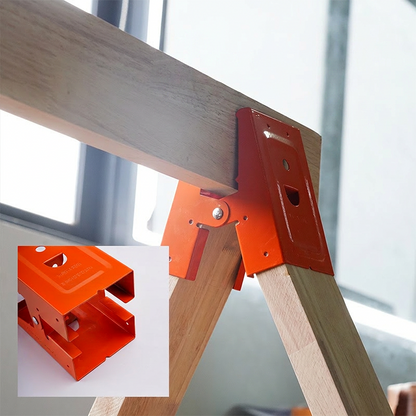 🔥49% OFF NOW🛠️Heavy-Duty Sawhorse Bracket with Down Clamp