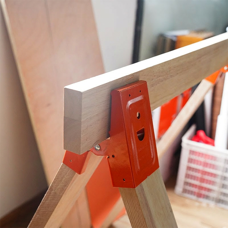🔥49% OFF NOW🛠️Heavy-Duty Sawhorse Bracket with Down Clamp