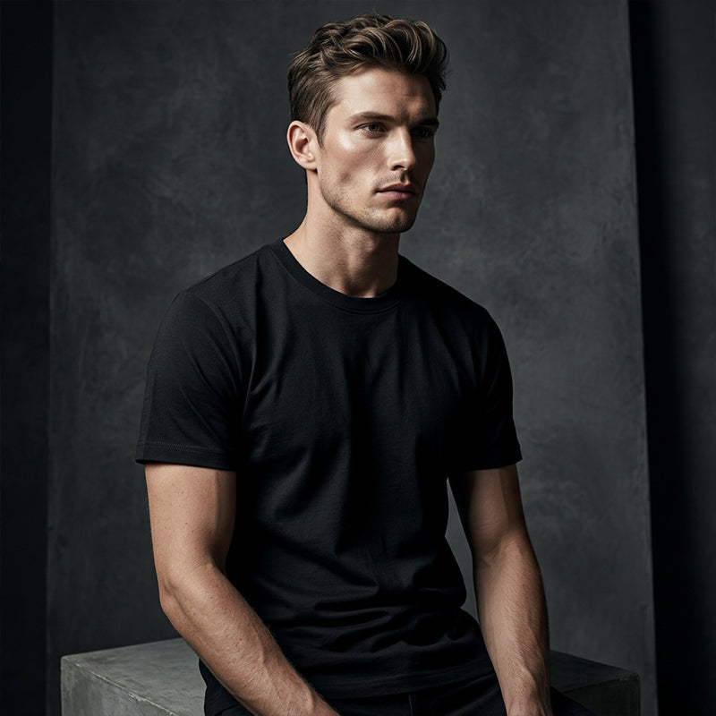 💐49% OFF ! Men's Classic Crew Neck T-Shirt – Easy Care, Holds Shape 🧼💪【Limited Offer】