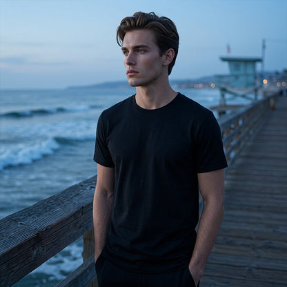 💐49% OFF ! Men's Classic Crew Neck T-Shirt – Easy Care, Holds Shape 🧼💪【Limited Offer】