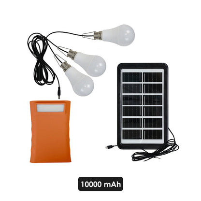 📢📢49% OFF !! ⏰Solar Powered LED Lighting System with 3 Bulbs