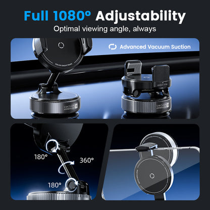 🚗📱Adjustable Magnetic Car Mount with Vacuum Suction Base