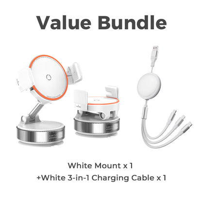 🚗📱Adjustable Magnetic Car Mount with Vacuum Suction Base