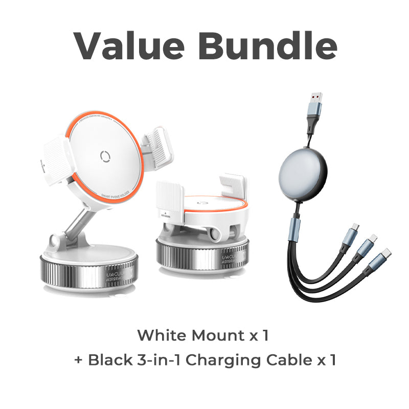 🚗📱Adjustable Magnetic Car Mount with Vacuum Suction Base