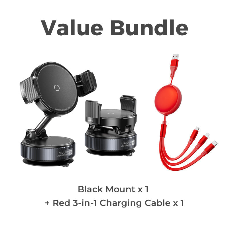 🚗📱Adjustable Magnetic Car Mount with Vacuum Suction Base