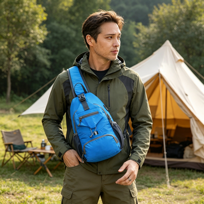 🎒 49% ❤️Men’s Outdoor Sling Bag🌿 – Water-Resistant Multi-Pocket Crossbody for Travel & Daily Use 🌦️