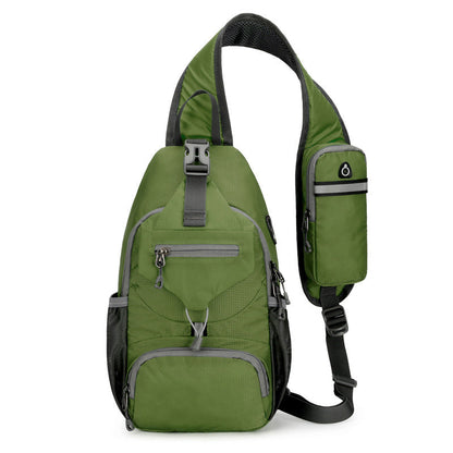 🎒 49% ❤️Men’s Outdoor Sling Bag🌿 – Water-Resistant Multi-Pocket Crossbody for Travel & Daily Use 🌦️