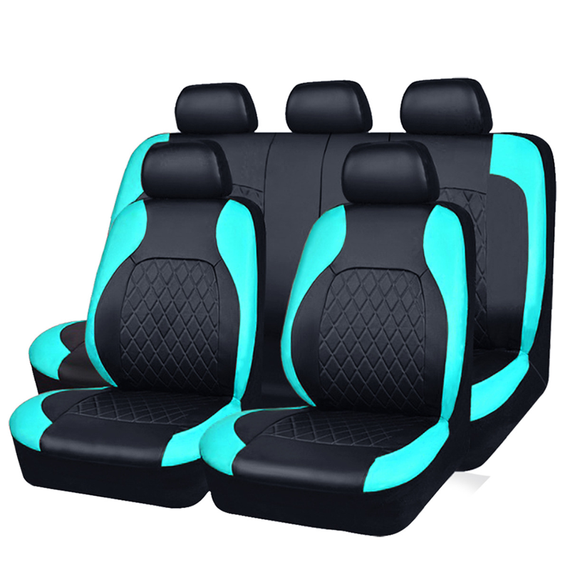 🎉 2026 Sale — Over 36,400 Sold 🚗 9-Piece Quilted Faux Leather Seat Covers – Car Interior Accessory ⏰