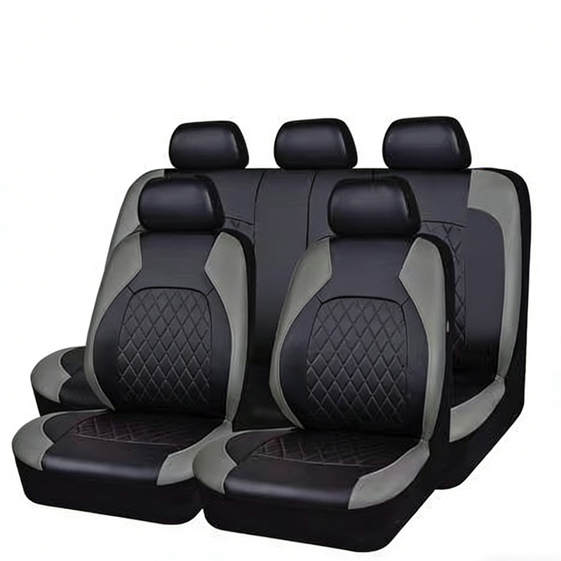 🎉 2026 Sale — Over 36,400 Sold 🚗 9-Piece Quilted Faux Leather Seat Covers – Car Interior Accessory ⏰