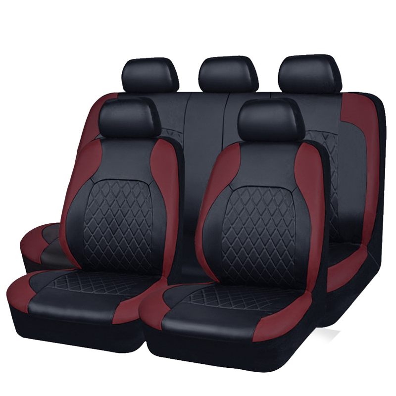 🎉 2026 Sale — Over 36,400 Sold 🚗 9-Piece Quilted Faux Leather Seat Covers – Car Interior Accessory ⏰