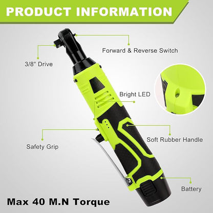 📢📢49% OFF !! ⏰🔒 Wireless Electric Ratchet Wrench Set