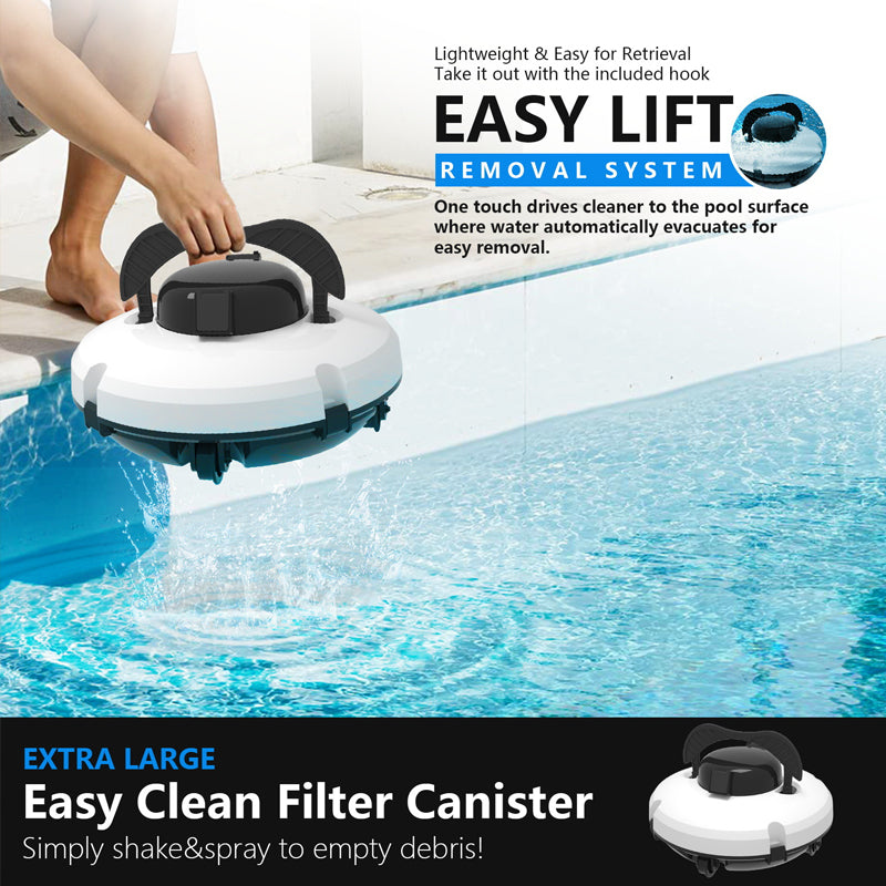 🤖49% OFF🌊 Pool Cleaning Robot | Cordless · Powerful Suction · Smart Navigation · One-Touch Start · Easy-to-Remove Filter Basket
