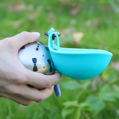 🐕💧 49% OFF! 2-in-1 Portable Dog Water Bottle for Small Dogs – Leak-Proof & Compact