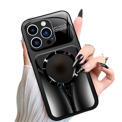 📱49% OFF NOW!🧲 Magnetic Tempered Glass Phone Case – Shockproof & MagSafe Compatible – Premium Protective Cover ✨