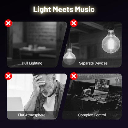 🥳2026 HOT SALE🥳💞50K+ SOLD!💥43% OFF! 🔥Smart LED Music Ceiling Light with Bluetooth Speaker