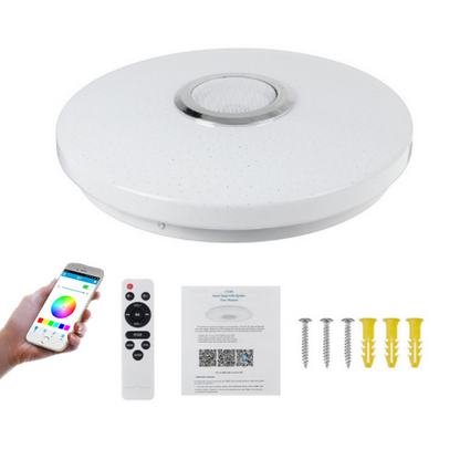 🥳2026 HOT SALE🥳💞50K+ SOLD!💥43% OFF! 🔥Smart LED Music Ceiling Light with Bluetooth Speaker