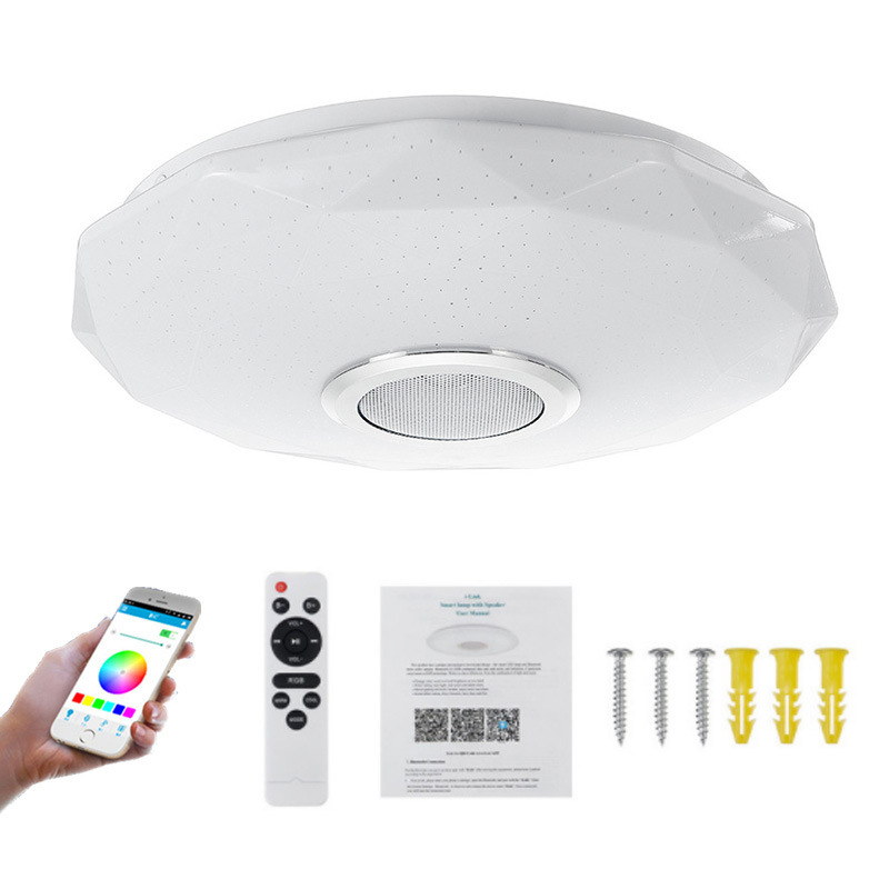 🥳2026 HOT SALE🥳💞50K+ SOLD!💥43% OFF! 🔥Smart LED Music Ceiling Light with Bluetooth Speaker