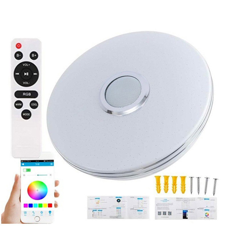 🥳2026 HOT SALE🥳💞50K+ SOLD!💥43% OFF! 🔥Smart LED Music Ceiling Light with Bluetooth Speaker