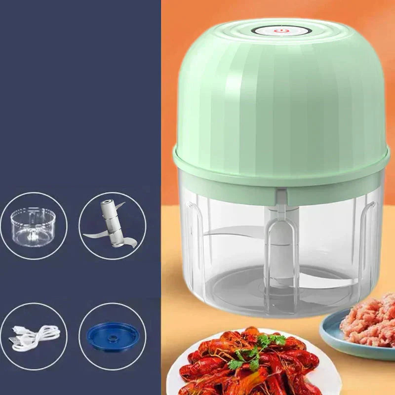 🎁2026 New Arrivals 49% OFF💥Cordless Multifunctional Mini Electric Food Processor, Wireless Portable Kitchen Chopper for Minced Meat, Garlic & Baby Puree, Fast Food Prep Kitchen Helper