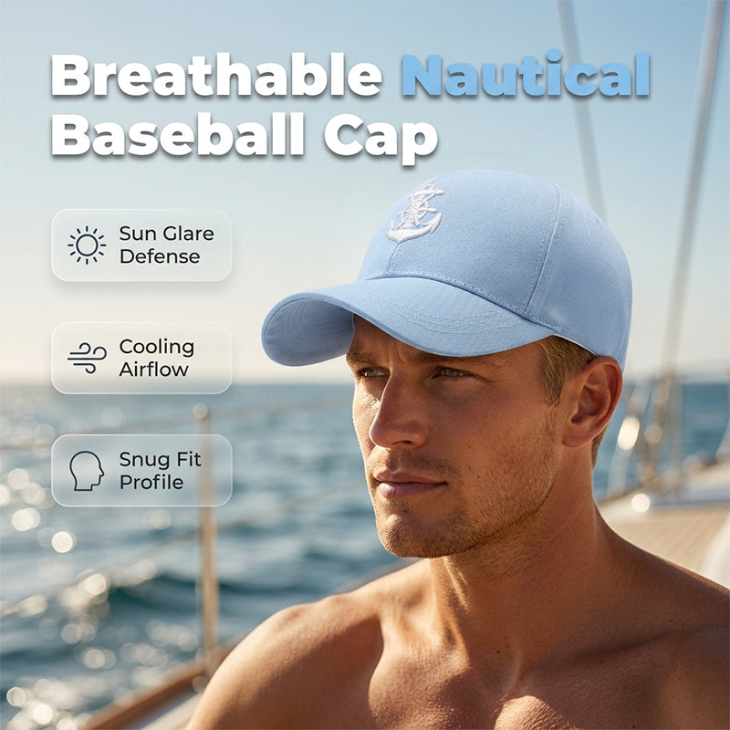 🔥HOT SALE🧢3D Anchor Embroidered Baseball Cap