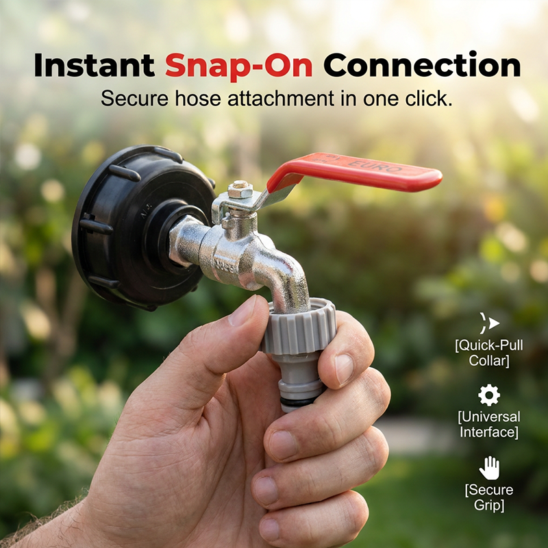 🔥Limited-time Offer🚿Heavy-Duty Brass Tap for IBC Water Butt Container