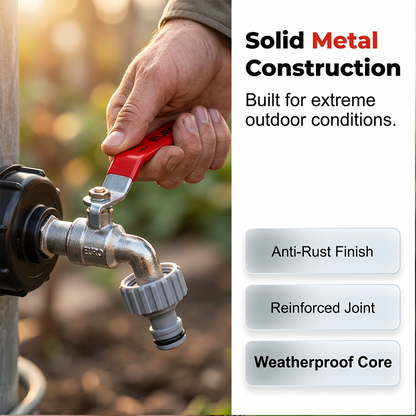 🔥Limited-time Offer🚿Heavy-Duty Brass Tap for IBC Water Butt Container