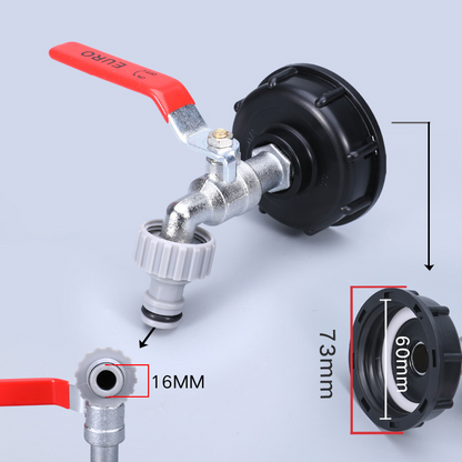 🔥Limited-time Offer🚿Heavy-Duty Brass Tap for IBC Water Butt Container