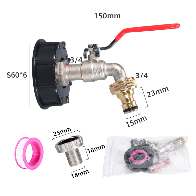 🔥Limited-time Offer🚿Heavy-Duty Brass Tap for IBC Water Butt Container