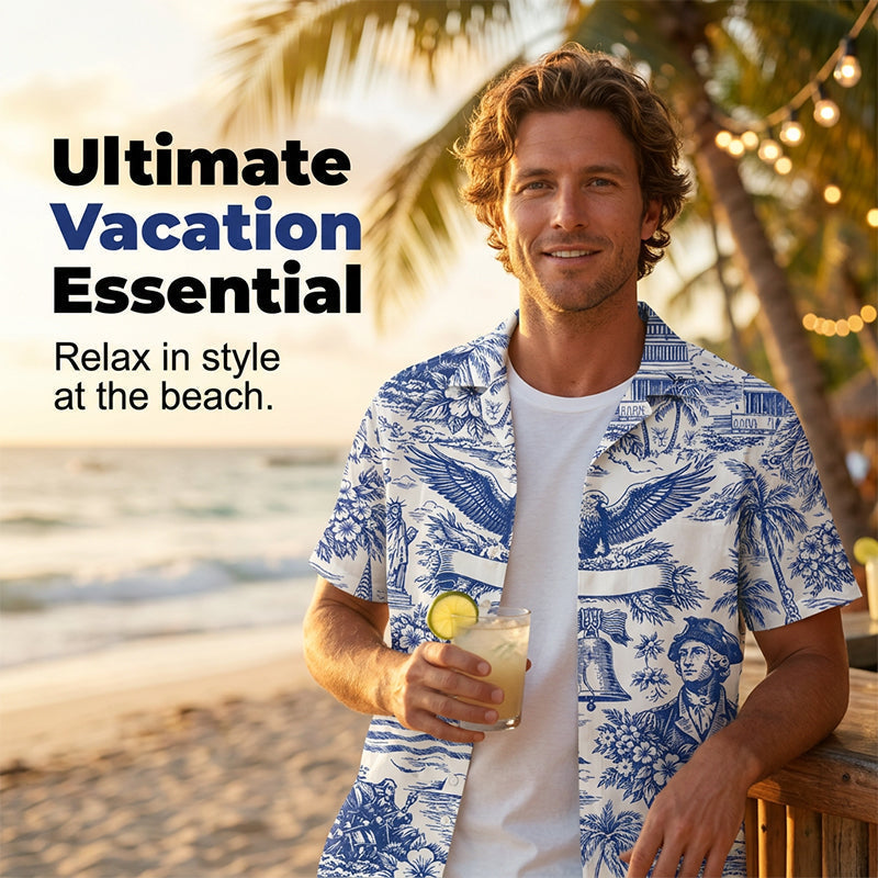 🏖️ LIMITED-TIME 49% OFF! ✨ 250th Anniversary Hawaiian Shirt – Patriotic, Soft, Breathable ✨
