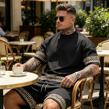 ☀️New Arrival✨Breathable Crew Neck Short Sleeve & Shorts Set