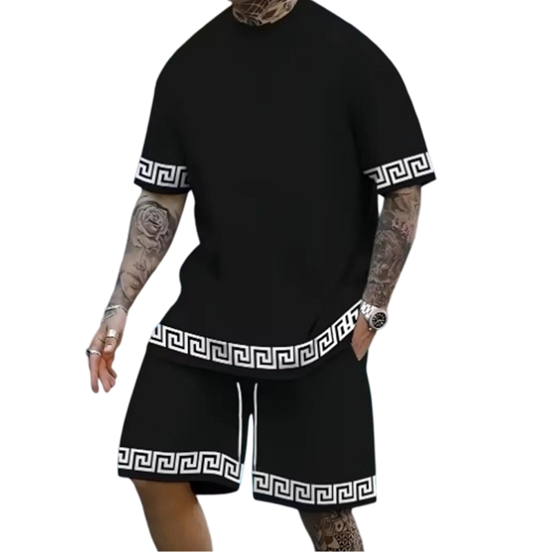 ☀️New Arrival✨Breathable Crew Neck Short Sleeve & Shorts Set